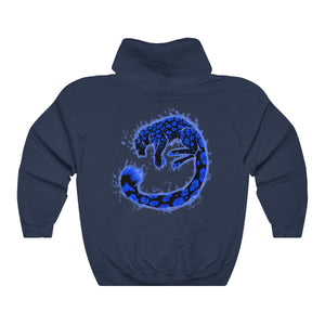 Snow Leopard - Hoodie Hoodie Dire Creatures Navy Blue S 