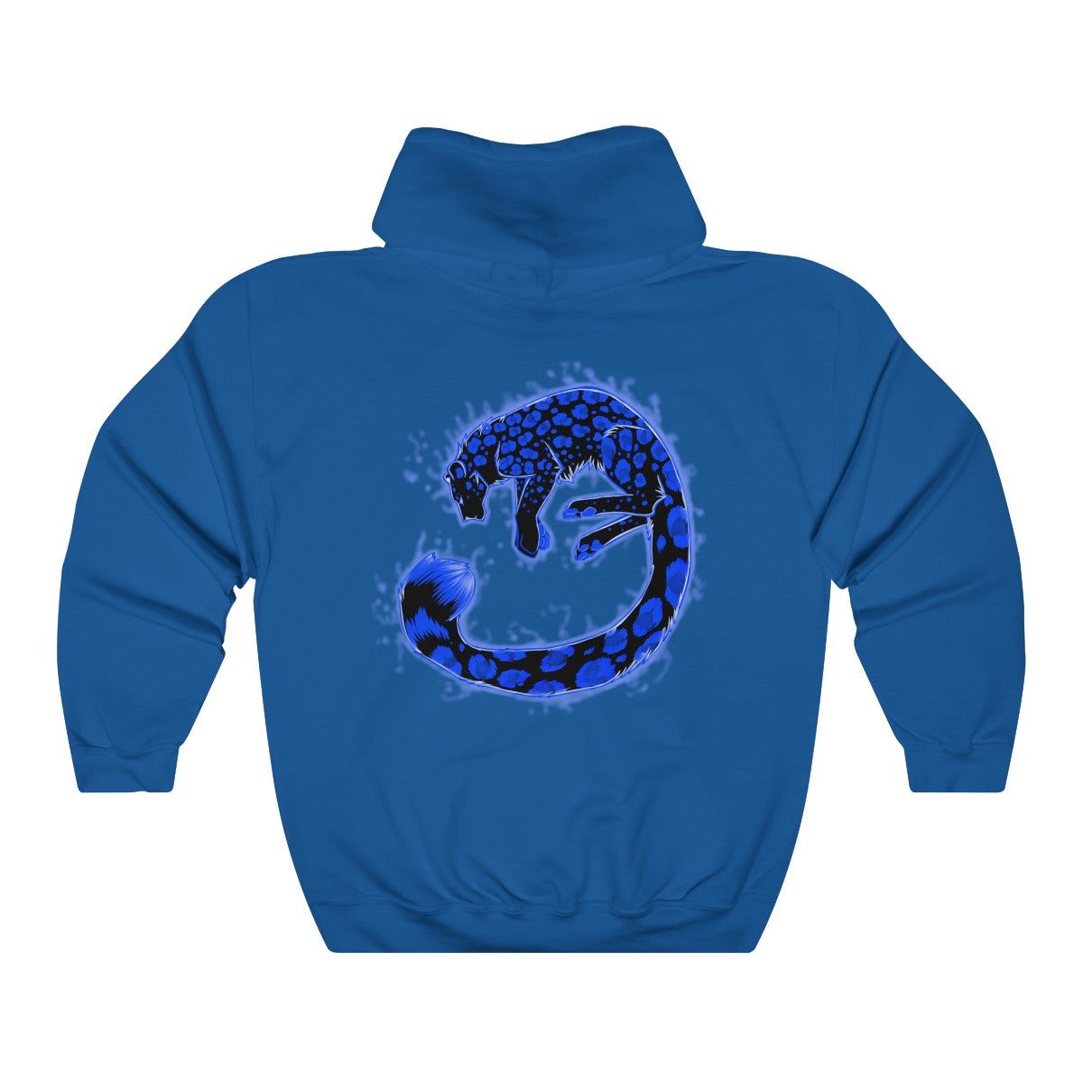 Snow Leopard - Hoodie Hoodie Dire Creatures Royal Blue S 