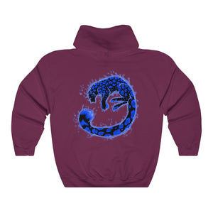 Snow Leopard - Hoodie Hoodie Dire Creatures Maroon S 