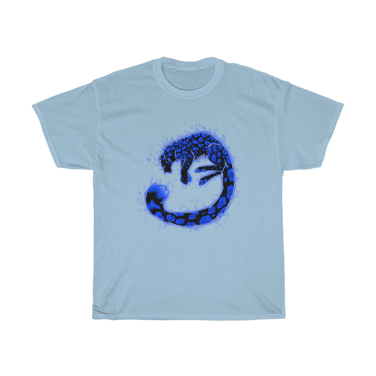 Snow Leopard - T-Shirt T-Shirt Dire Creatures Light Blue S 
