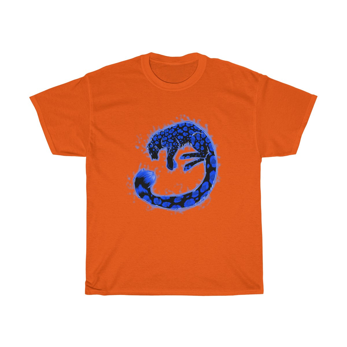 Snow Leopard - T-Shirt T-Shirt Dire Creatures Orange S 