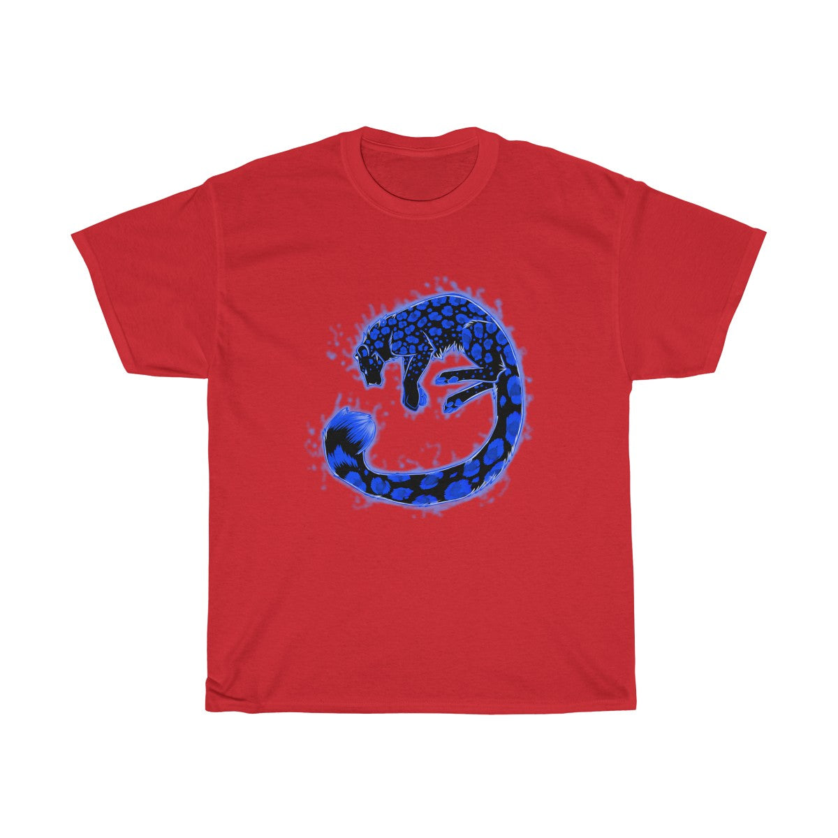 Snow Leopard - T-Shirt T-Shirt Dire Creatures Red S 
