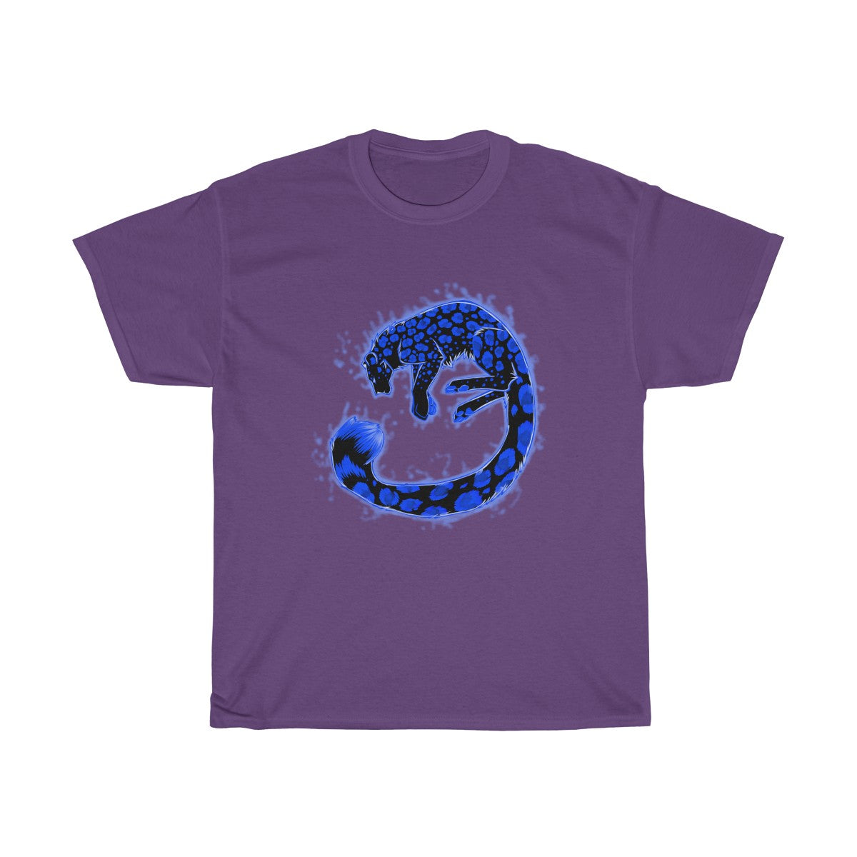 Snow Leopard - T-Shirt T-Shirt Dire Creatures Purple S 