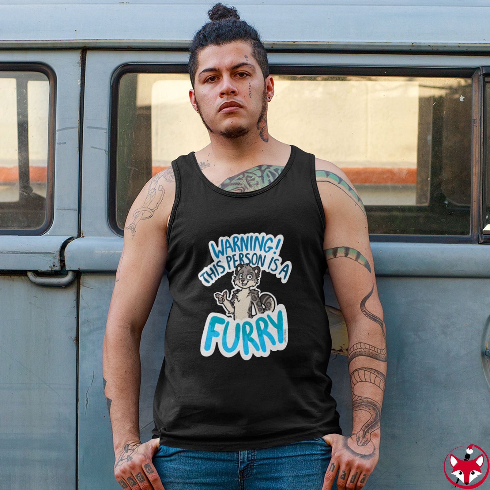 Snow Leopard - Tank Top Tank Top Sammy The Tanuki 