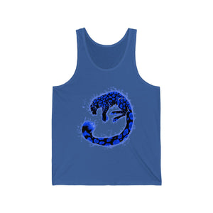 Snow Leopard - Tank Top Tank Top Dire Creatures Royal Blue XS 