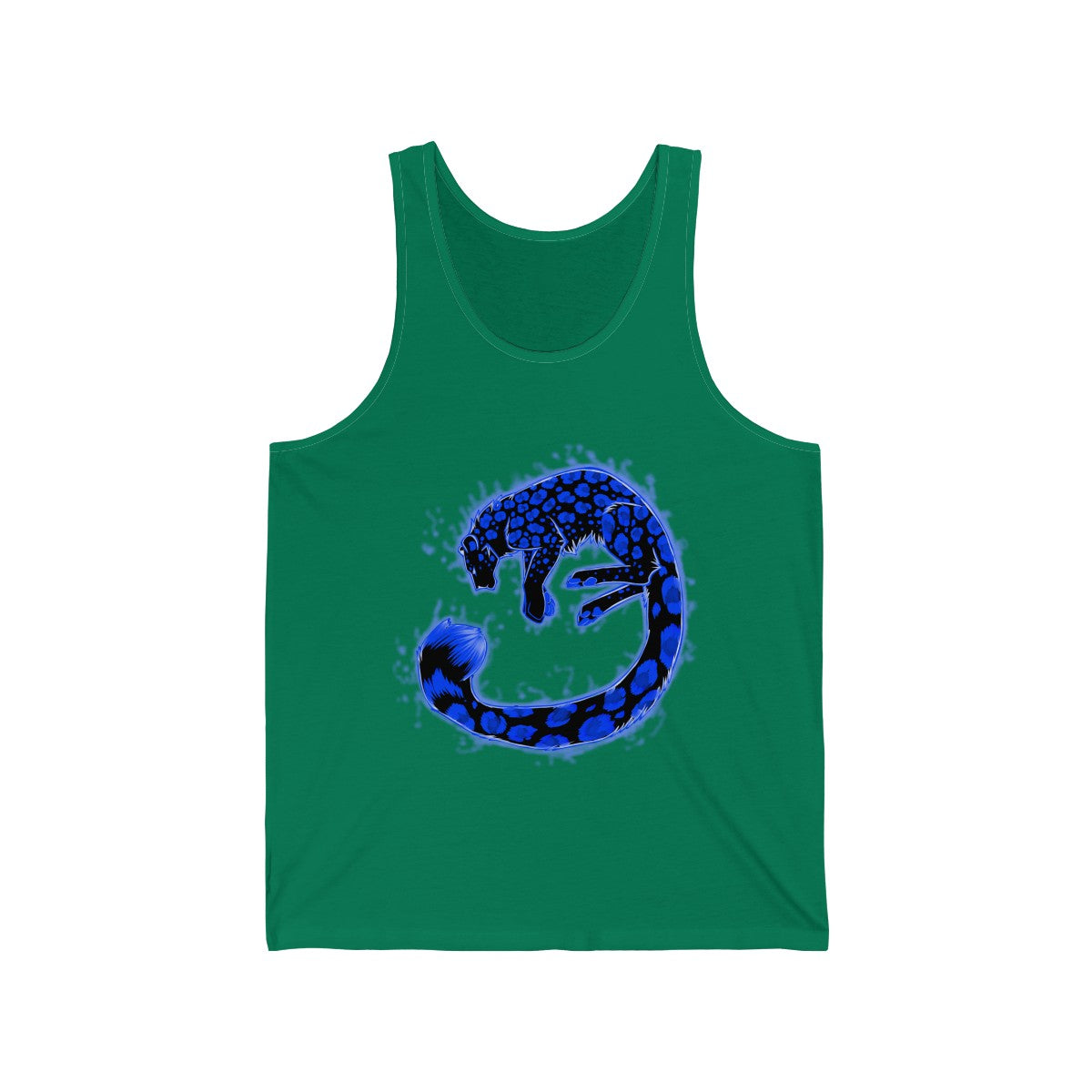 Snow Leopard - Tank Top Tank Top Dire Creatures Green XS 