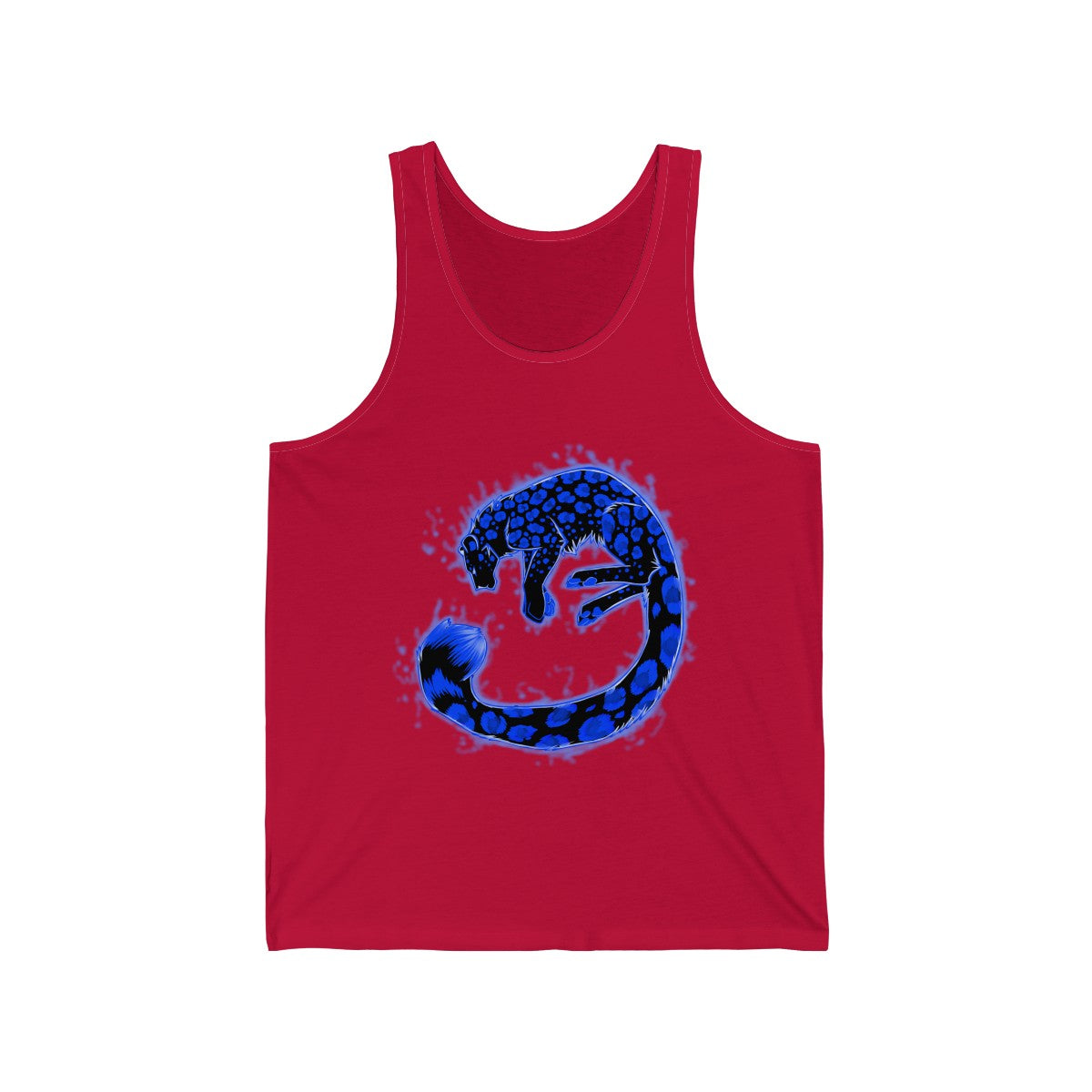 Snow Leopard - Tank Top Tank Top Dire Creatures Red XS 