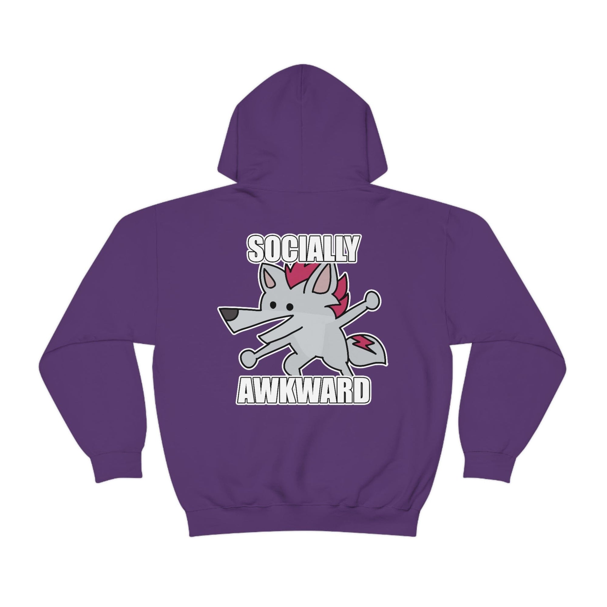 Socially Awkward Shreddyfox - Hoodie Hoodie Shreddyfox Purple S 