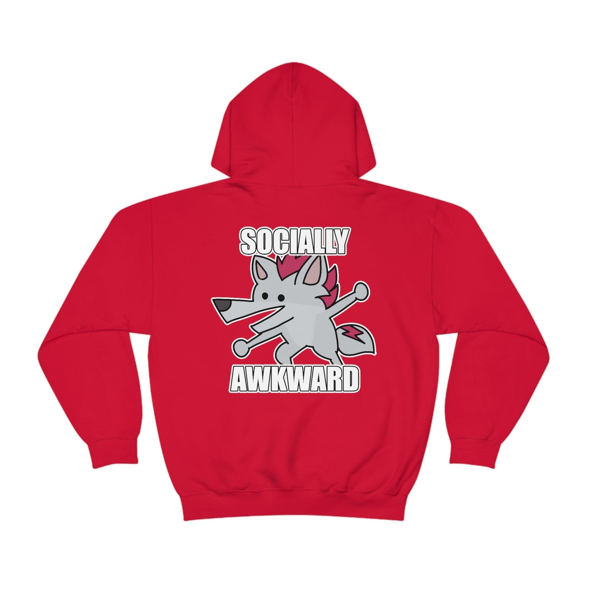 Socially Awkward Shreddyfox - Hoodie Hoodie Shreddyfox Red S 