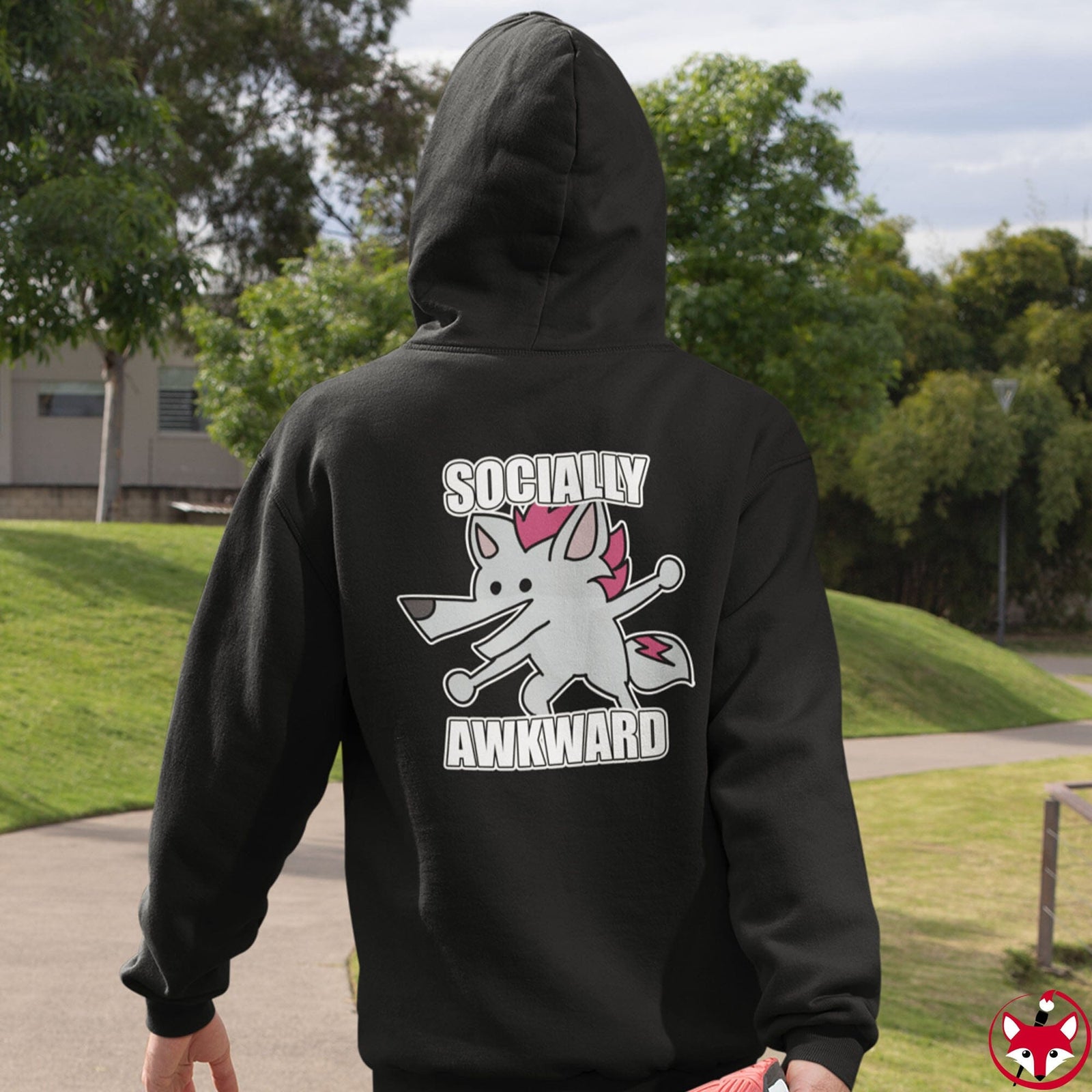 Socially Awkward Shreddyfox - Hoodie Hoodie Shreddyfox 