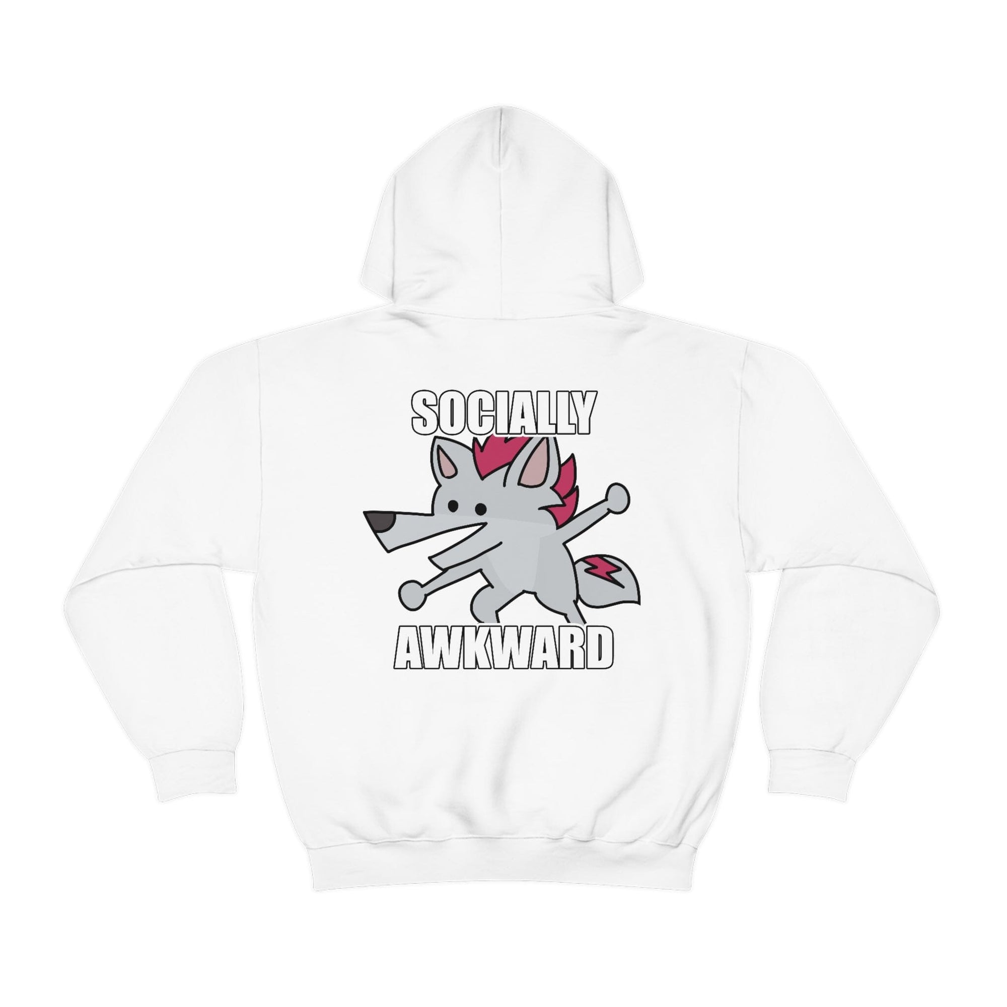Socially Awkward Shreddyfox - Hoodie Hoodie Shreddyfox White S 