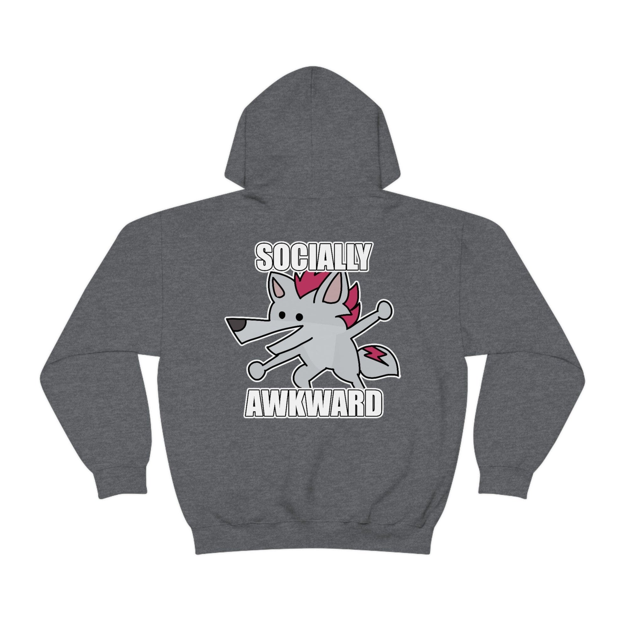 Socially Awkward Shreddyfox - Hoodie Hoodie Shreddyfox Dark Heather S 