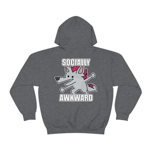Socially Awkward Shreddyfox - Hoodie Hoodie Shreddyfox Dark Heather S 