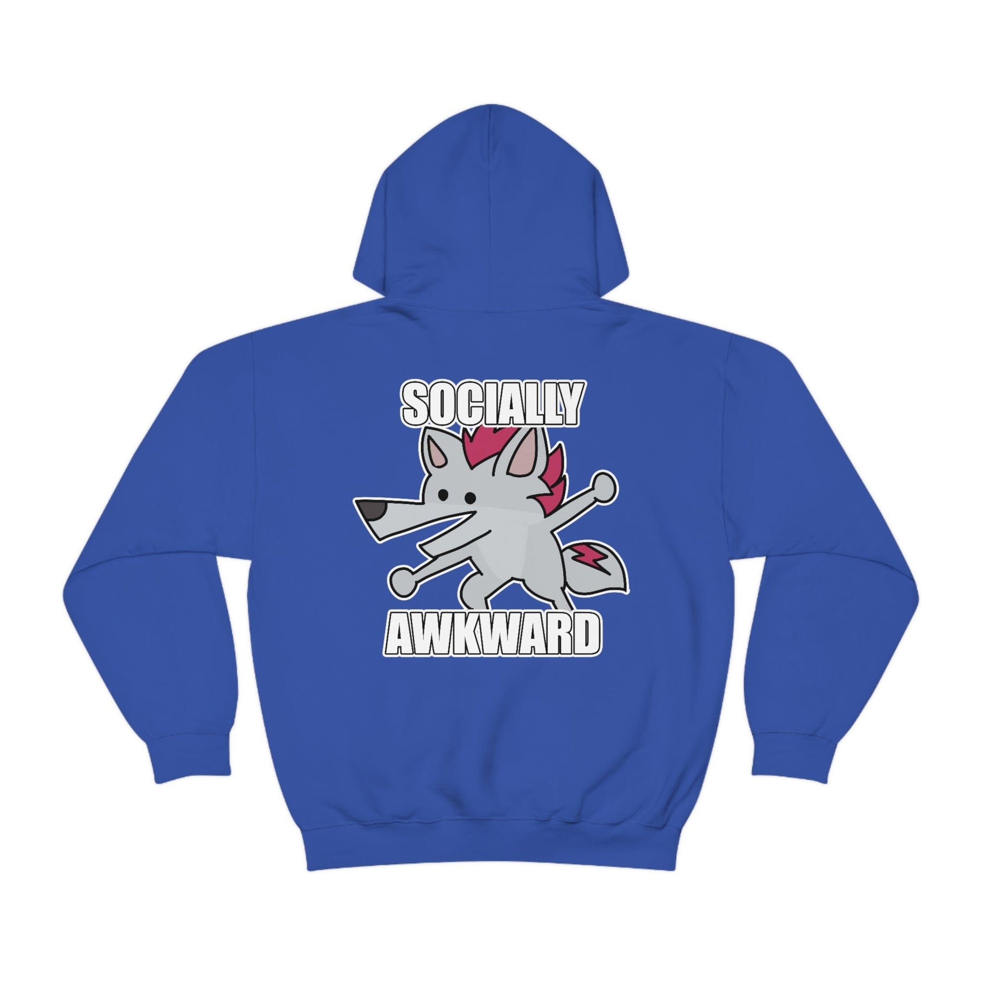 Socially Awkward Shreddyfox - Hoodie Hoodie Shreddyfox Royal Blue S 