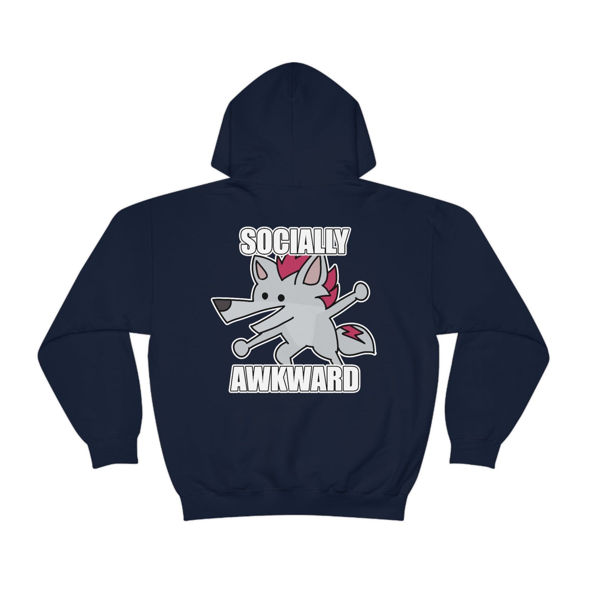 Socially Awkward Shreddyfox - Hoodie Hoodie Shreddyfox Navy Blue S 
