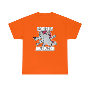 Socially Awkward Shreddyfox - T-Shirt T-Shirt Shreddyfox Orange S 