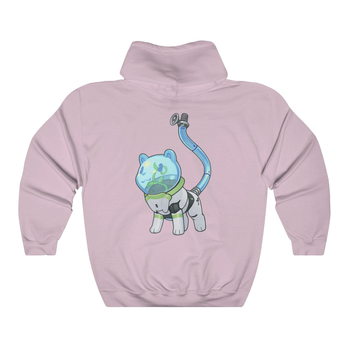 Space Pot Bear - Hoodie Hoodie Lordyan Light Pink S 