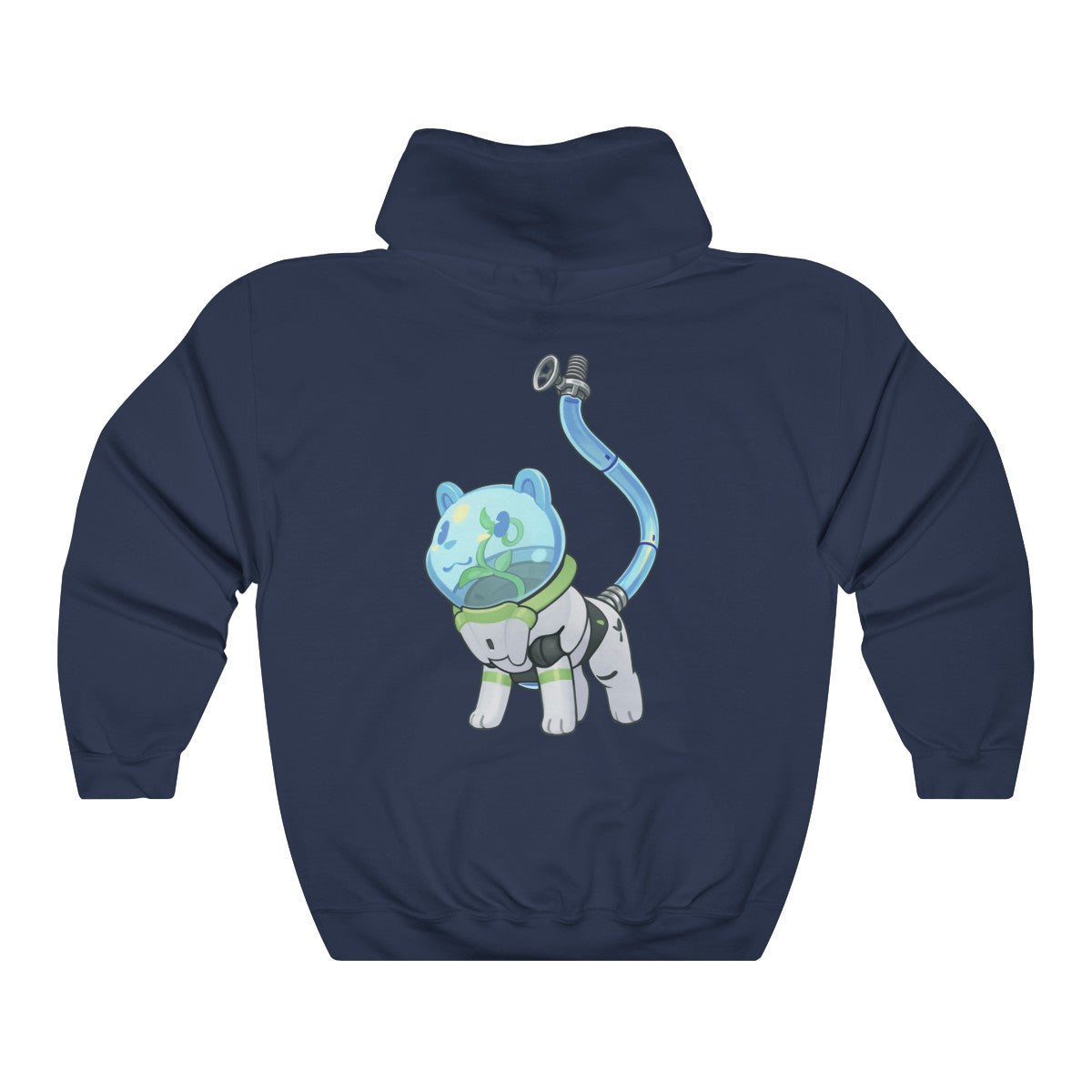 Space Pot Bear - Hoodie Hoodie Lordyan Navy Blue S 