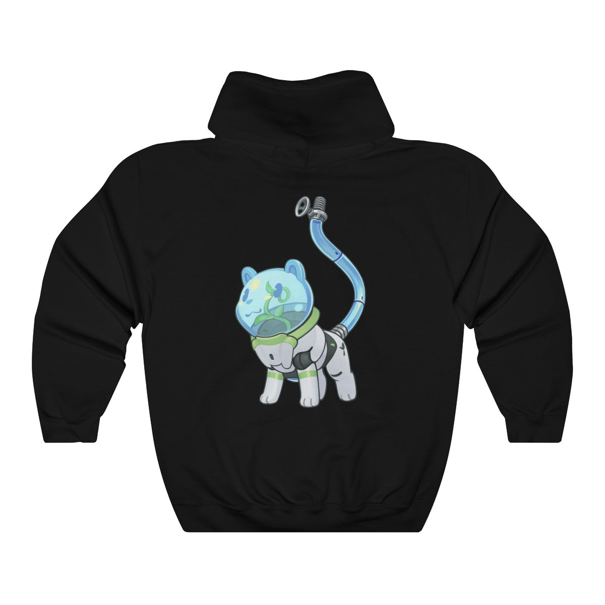 Space Pot Bear - Hoodie Hoodie Lordyan Black S 