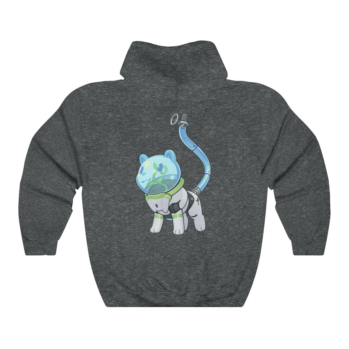 Space Pot Bear - Hoodie Hoodie Lordyan Dark Heather S 