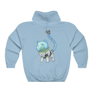 Space Pot Bear - Hoodie Hoodie Lordyan Light Blue S 