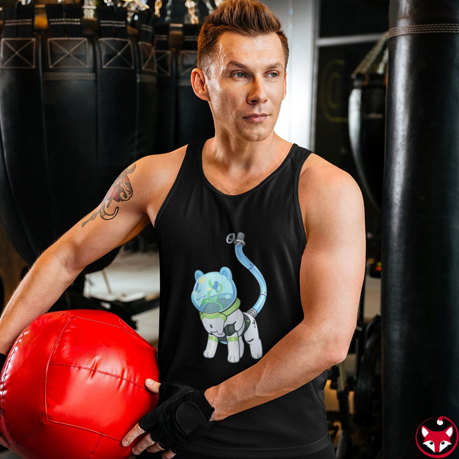 Space Pot Bear - Tank Top Tank Top Lordyan 