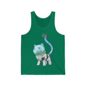 Space Pot Bear - Tank Top Tank Top Lordyan Green XS 