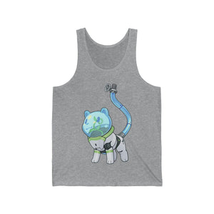 Space Pot Bear - Tank Top Tank Top Lordyan Heather XS 