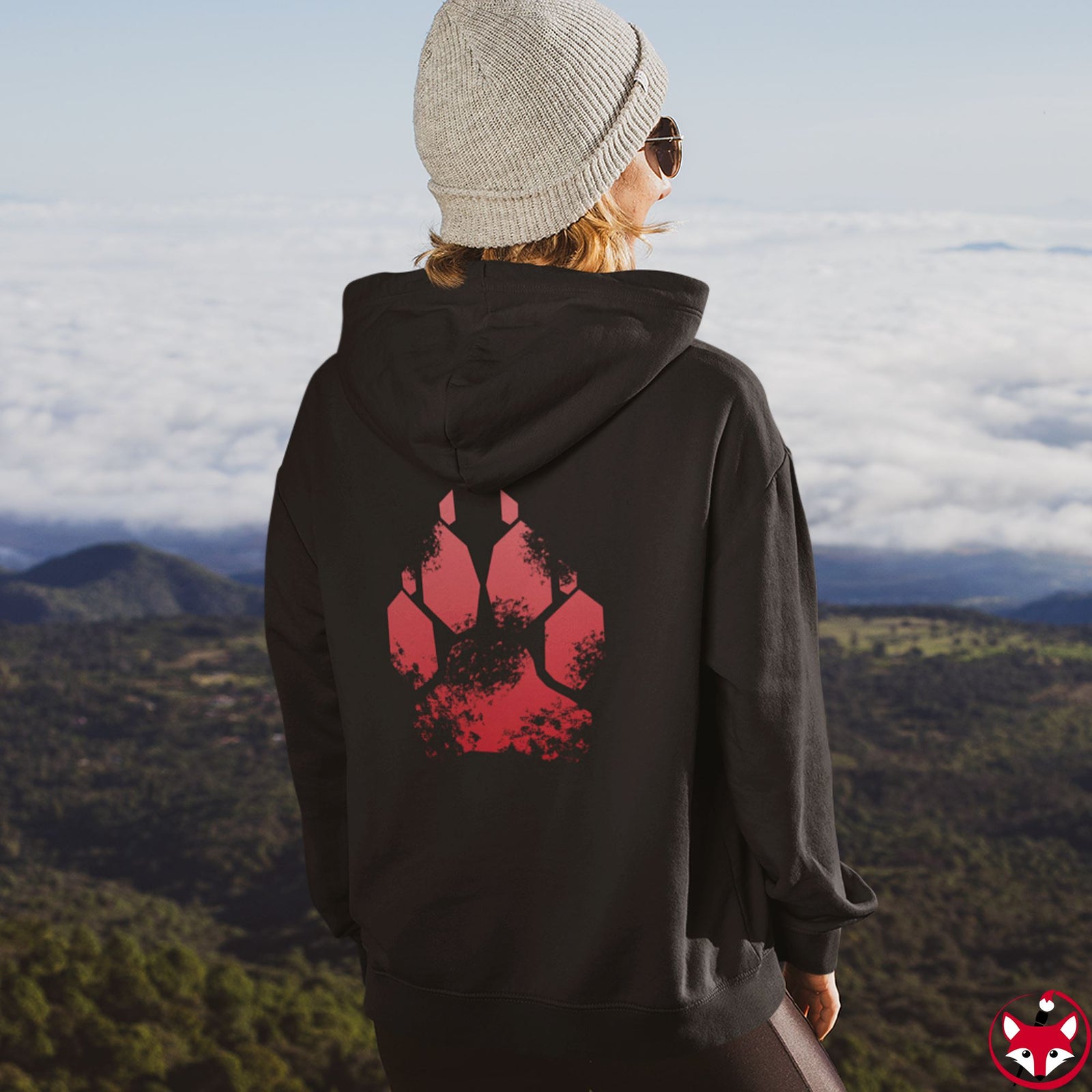 Splash Red Canine - Hoodie Hoodie Wexon 