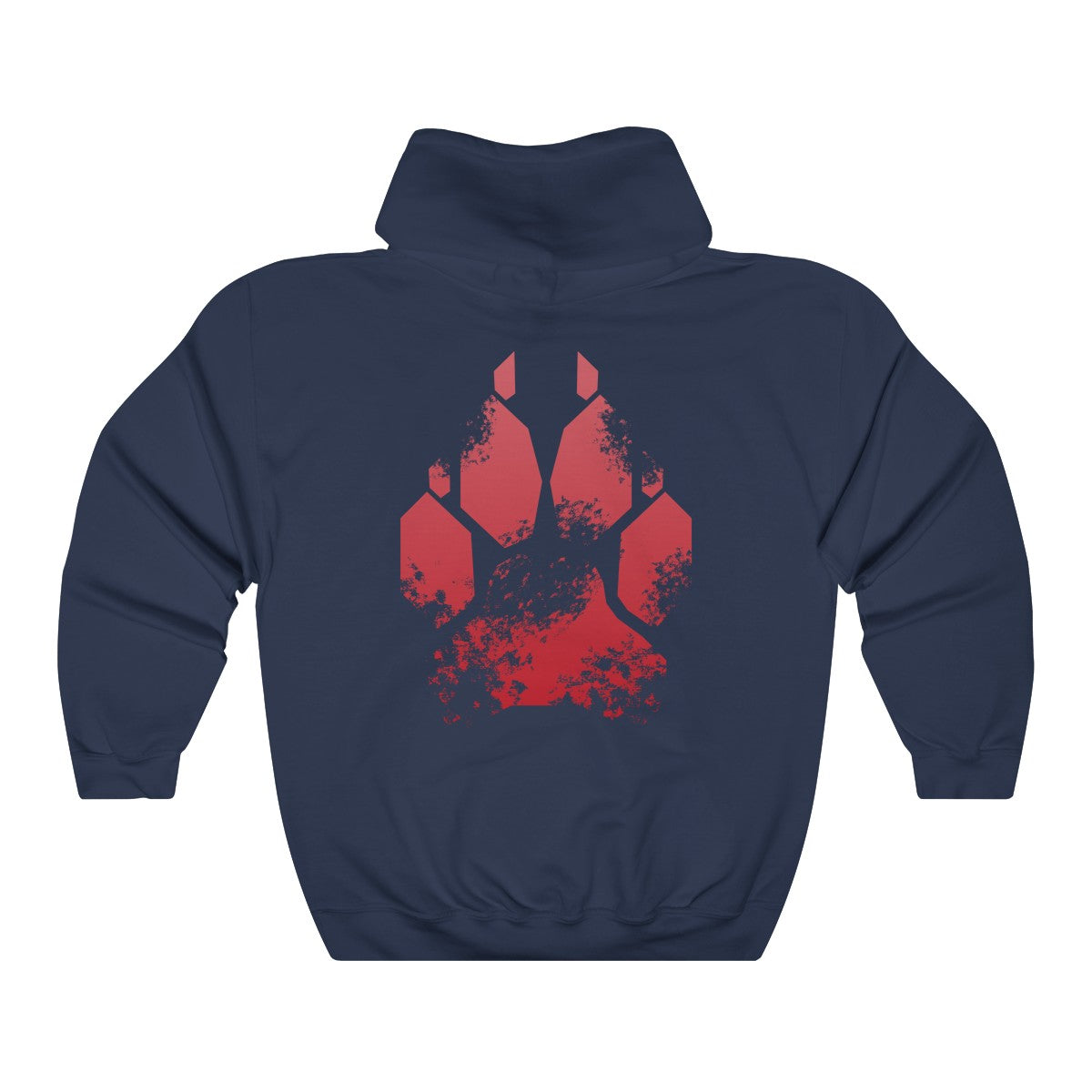 Splash Red Canine - Hoodie Hoodie Wexon Navy Blue S 