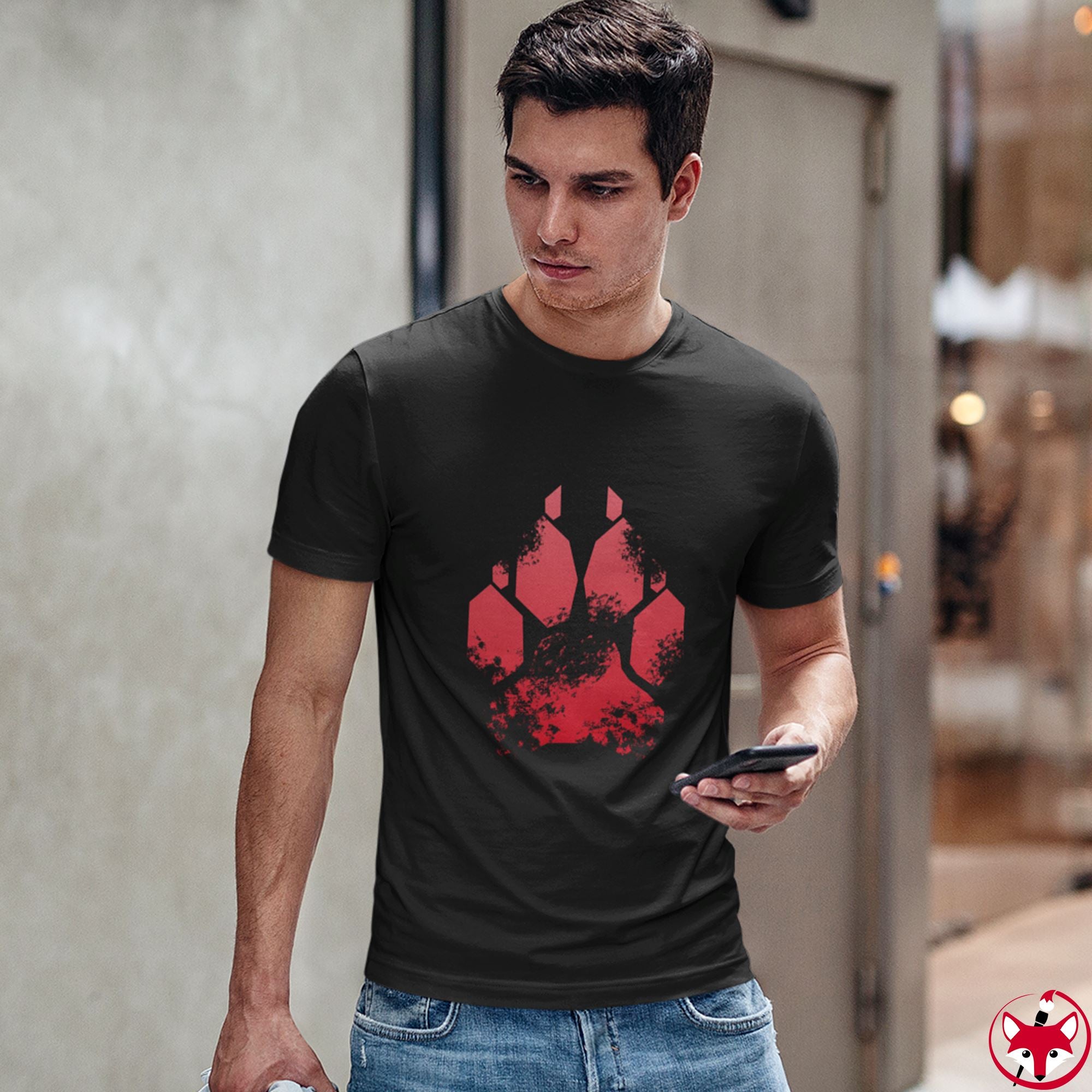 Splash Red Canine - T-Shirt T-Shirt Wexon 