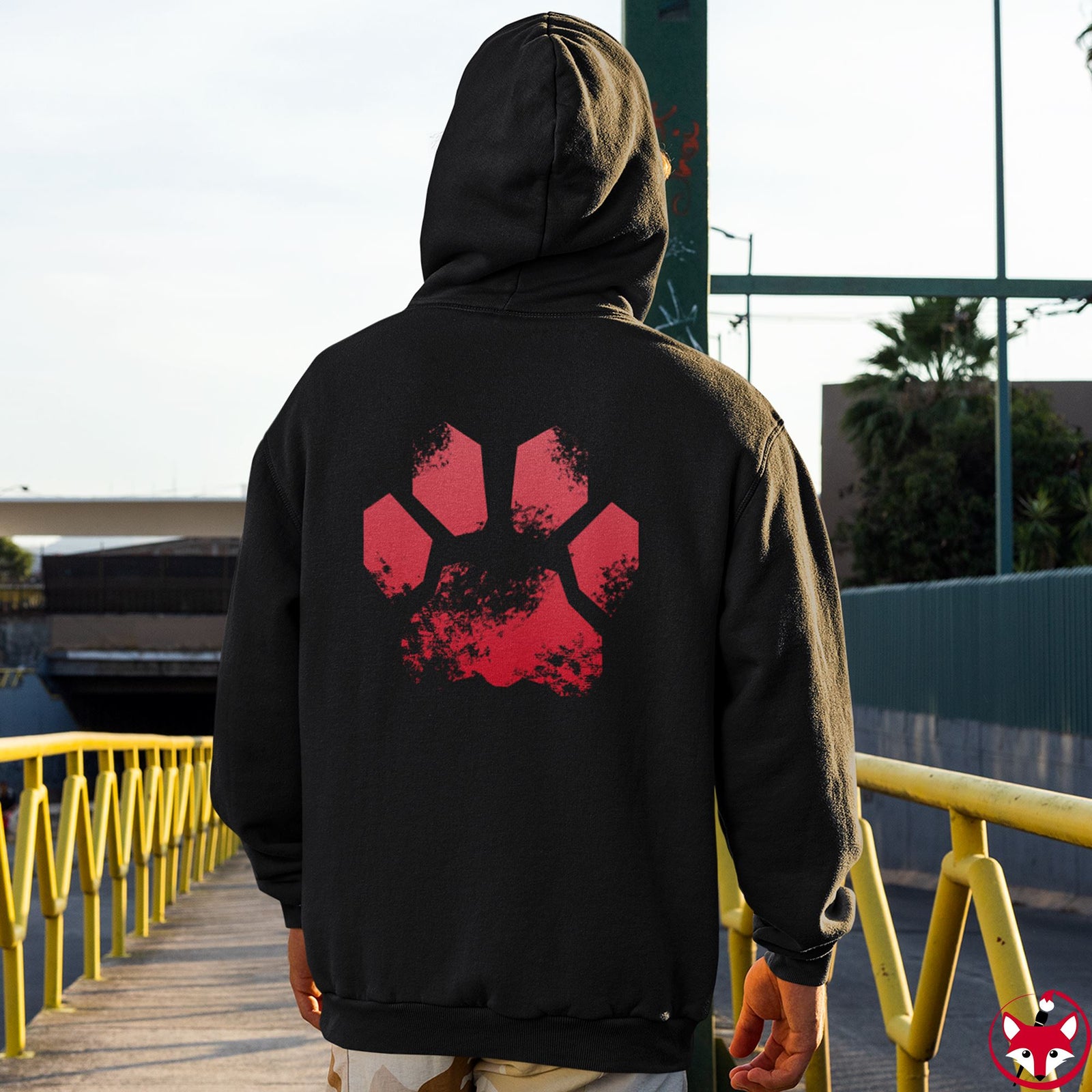 Splash Red Feline - Hoodie Hoodie Wexon 