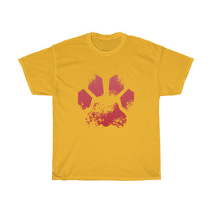 Splash Red Feline - T-Shirt T-Shirt Wexon Gold S 