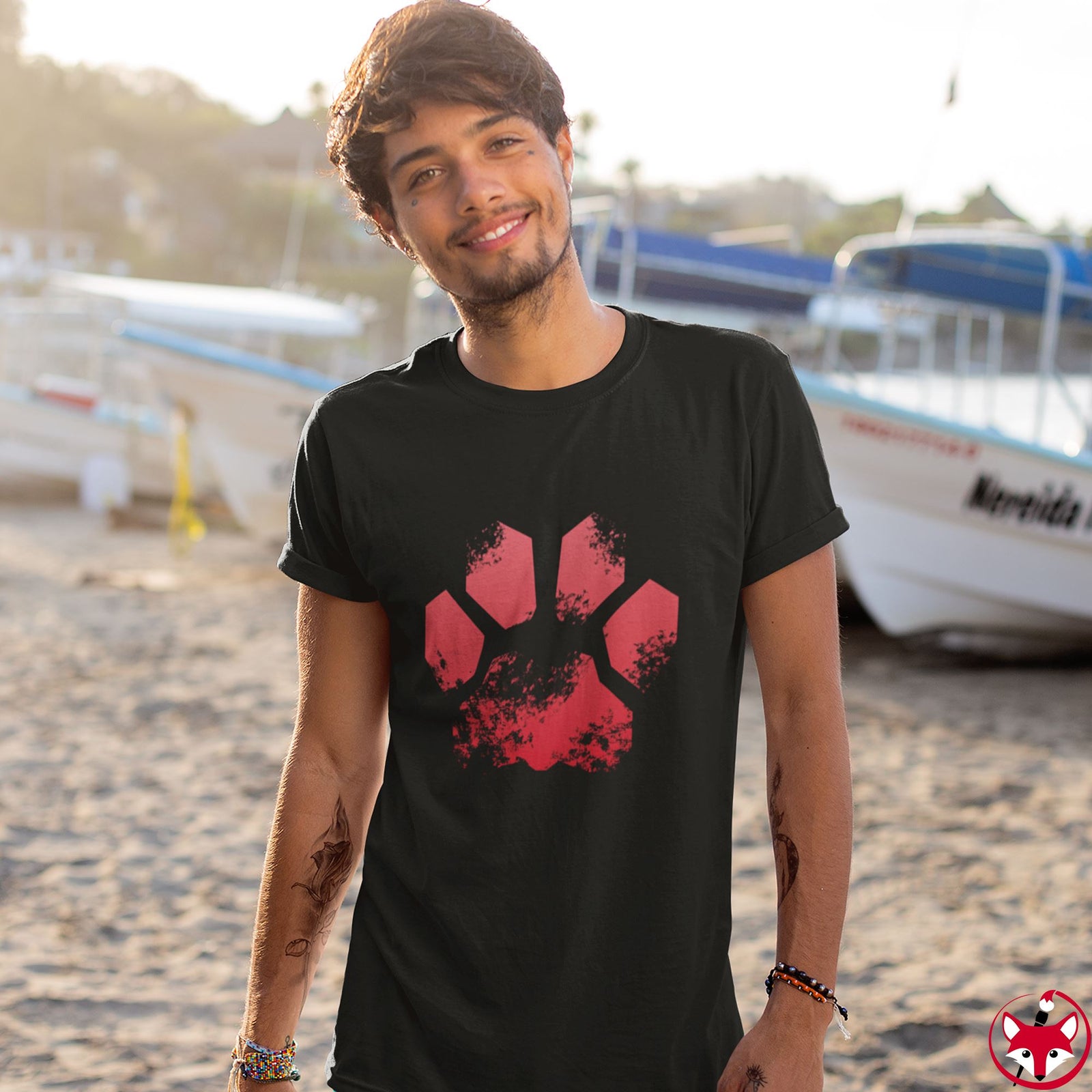 Splash Red Feline - T-Shirt T-Shirt Wexon 