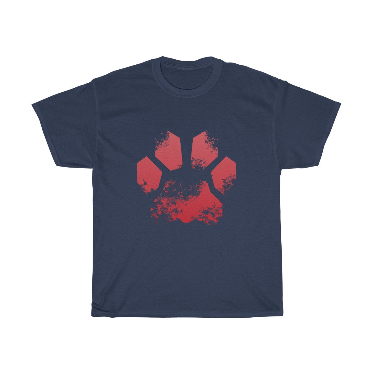 Splash Red Feline - T-Shirt T-Shirt Wexon Navy Blue S 