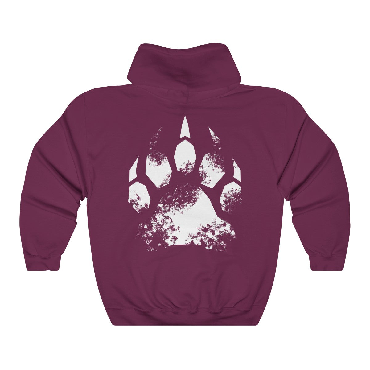 Splash White Bear - Hoodie Hoodie Wexon Maroon S 