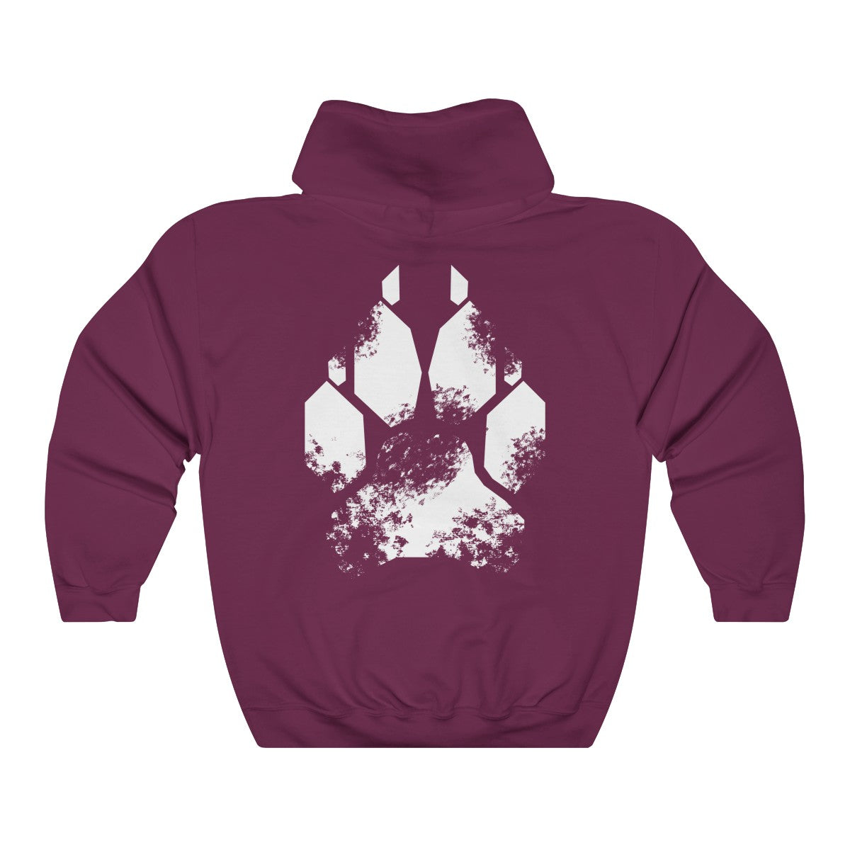 Splash White Canine - Hoodie Hoodie Wexon Maroon S 