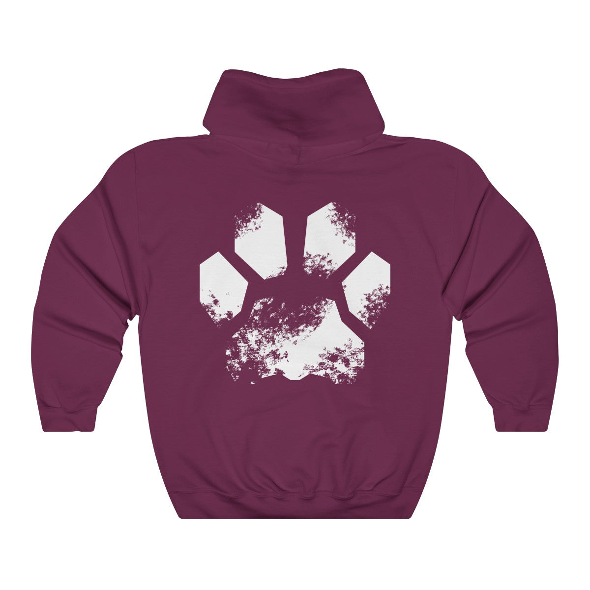 Splash White Feline - Hoodie Hoodie Wexon Maroon S 