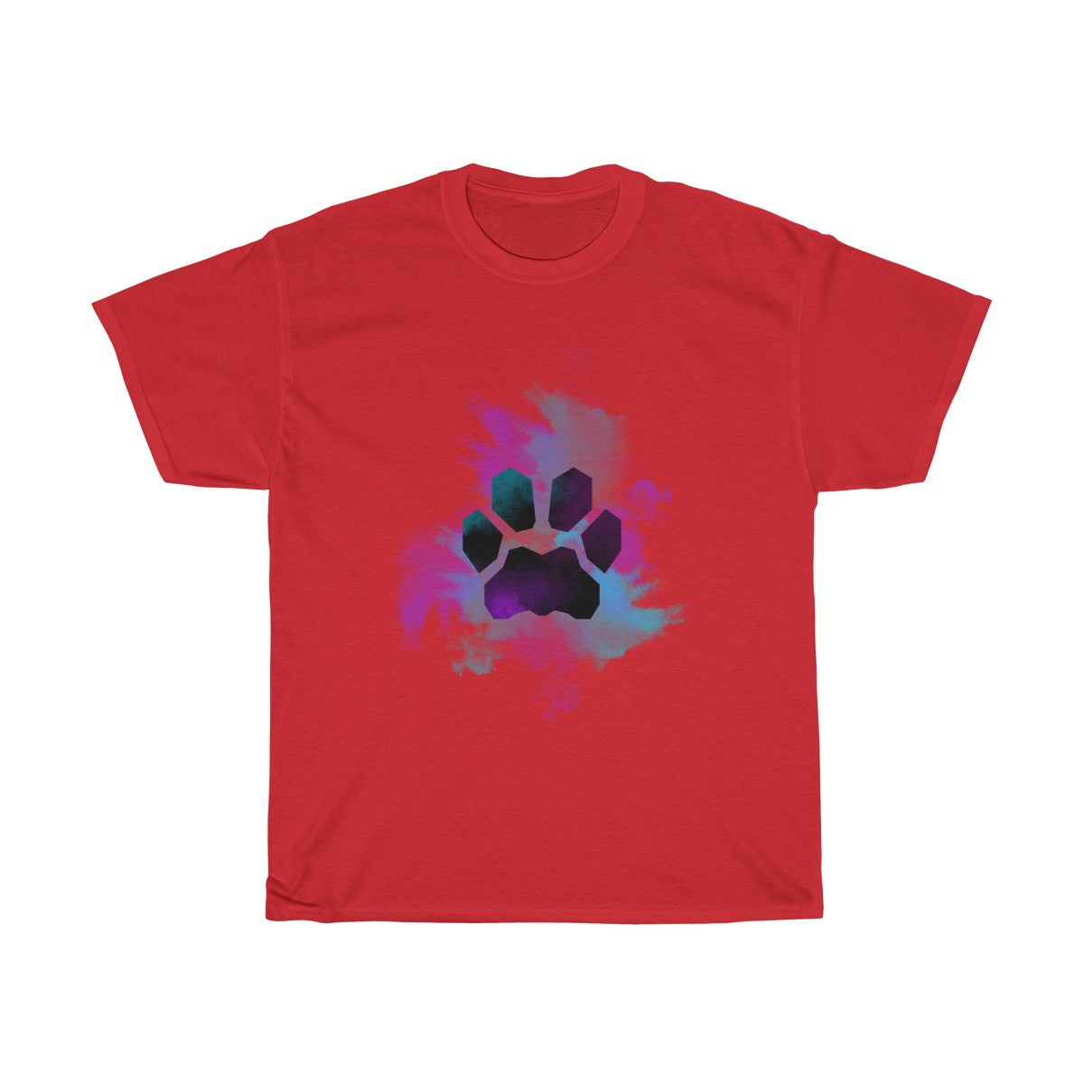 Splotch Feline - T-Shirt T-Shirt Wexon Red S 