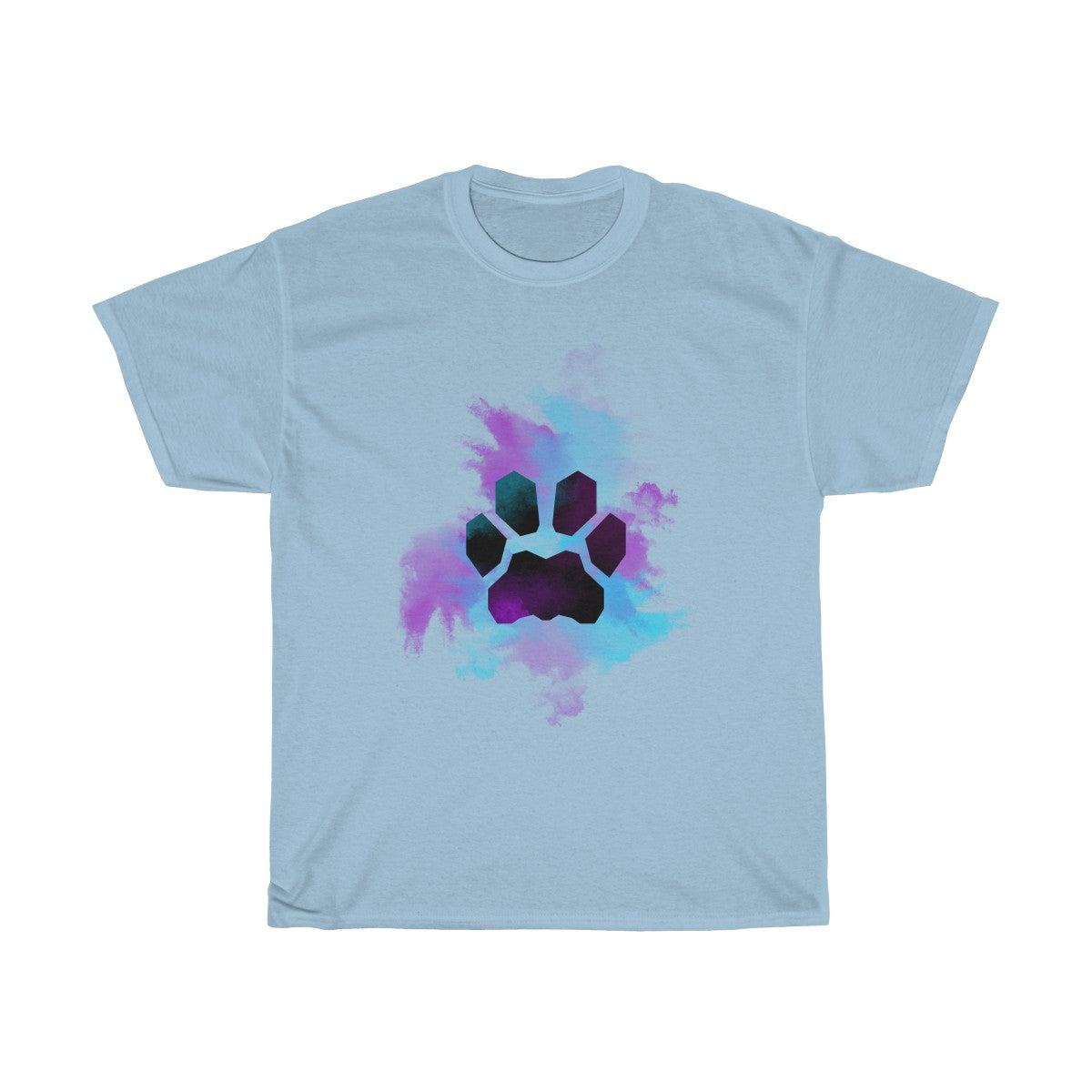 Splotch Feline - T-Shirt T-Shirt Wexon Light Blue S 