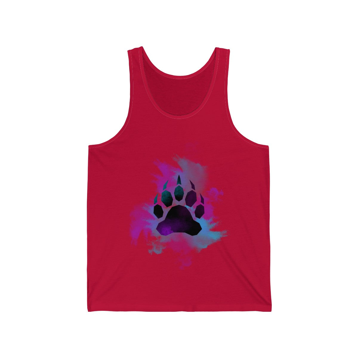 Splotch Feline - Tank Top Tank Top Wexon Red XS 