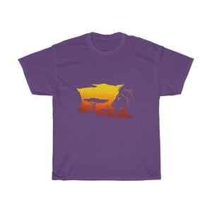 Sunset Savannah - T-Shirt T-Shirt Dire Creatures Purple S 