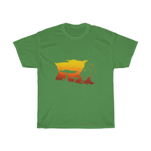 Sunset Savannah - T-Shirt T-Shirt Dire Creatures Green S 