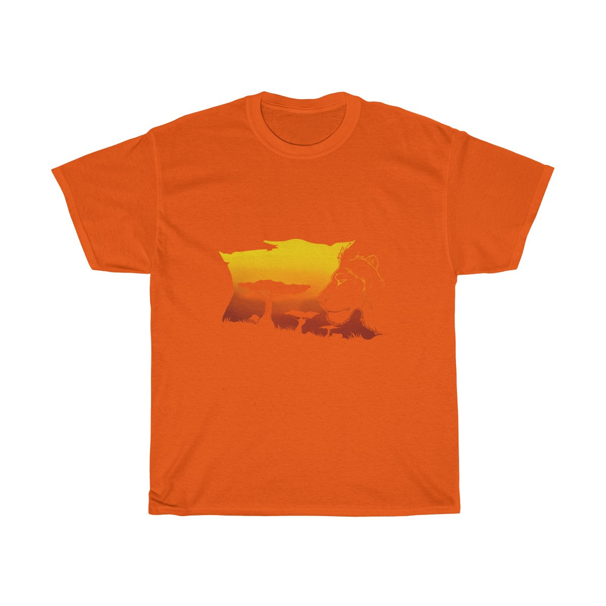 Sunset Savannah - T-Shirt T-Shirt Dire Creatures Orange S 