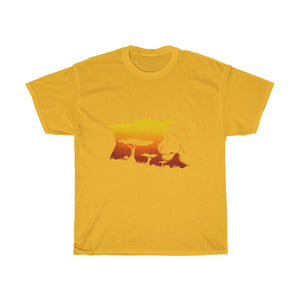 Sunset Savannah - T-Shirt T-Shirt Dire Creatures Gold S 