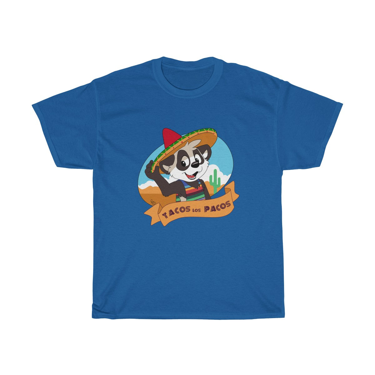 Tacos Los Pacos - T-Shirt T-Shirt Paco Panda Royal Blue S 