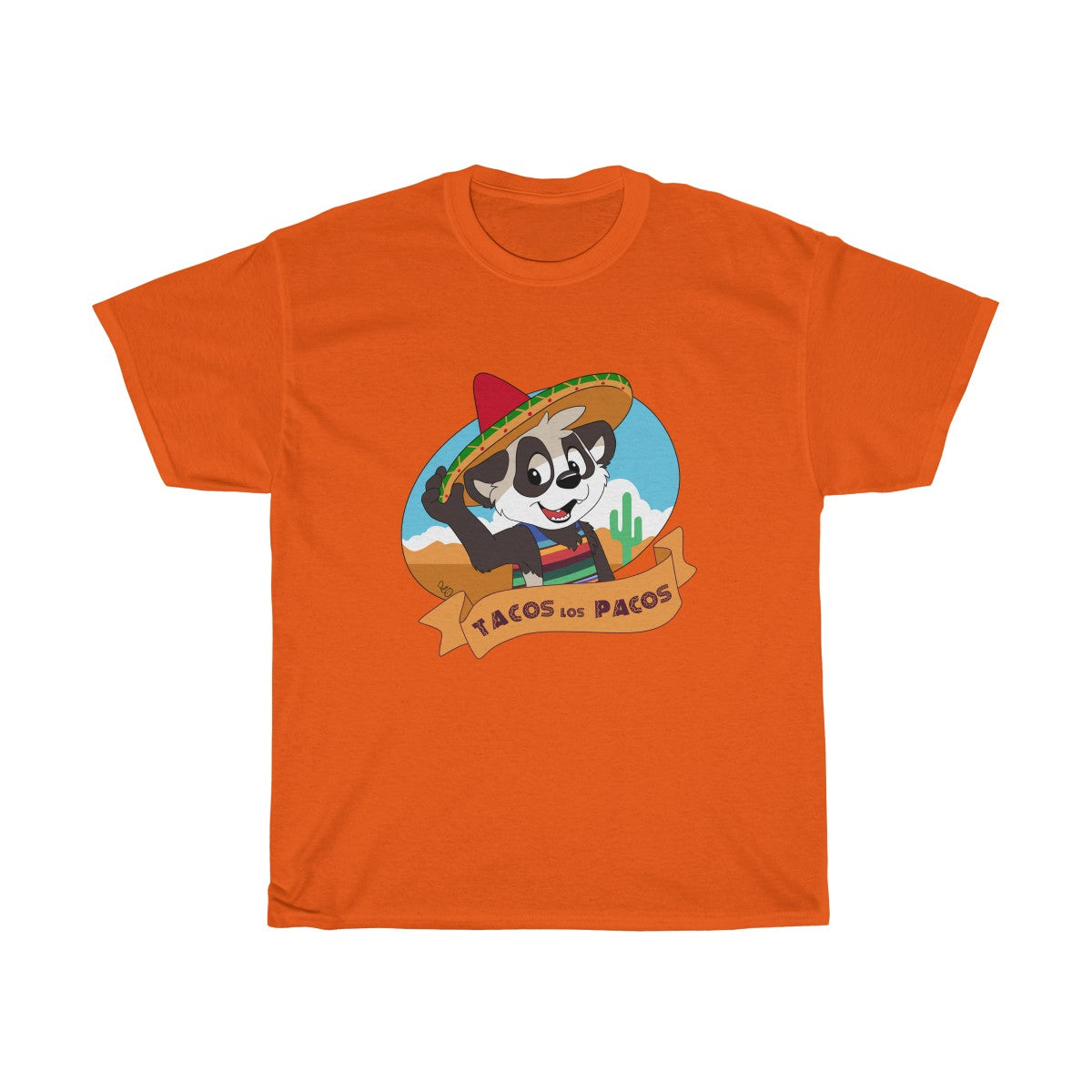 Tacos Los Pacos - T-Shirt T-Shirt Paco Panda Orange S 
