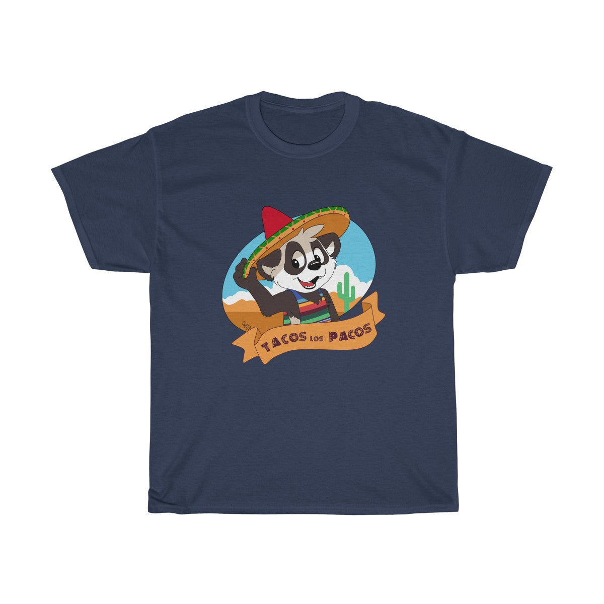 Tacos Los Pacos - T-Shirt T-Shirt Paco Panda Navy Blue S 
