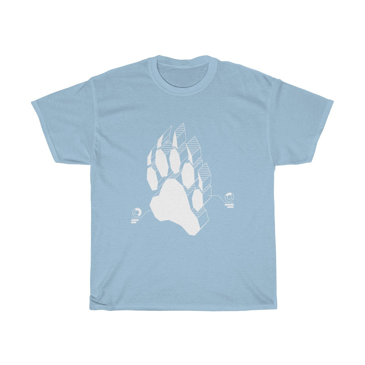 Techno Bear - T-Shirt T-Shirt Wexon Light Blue S 