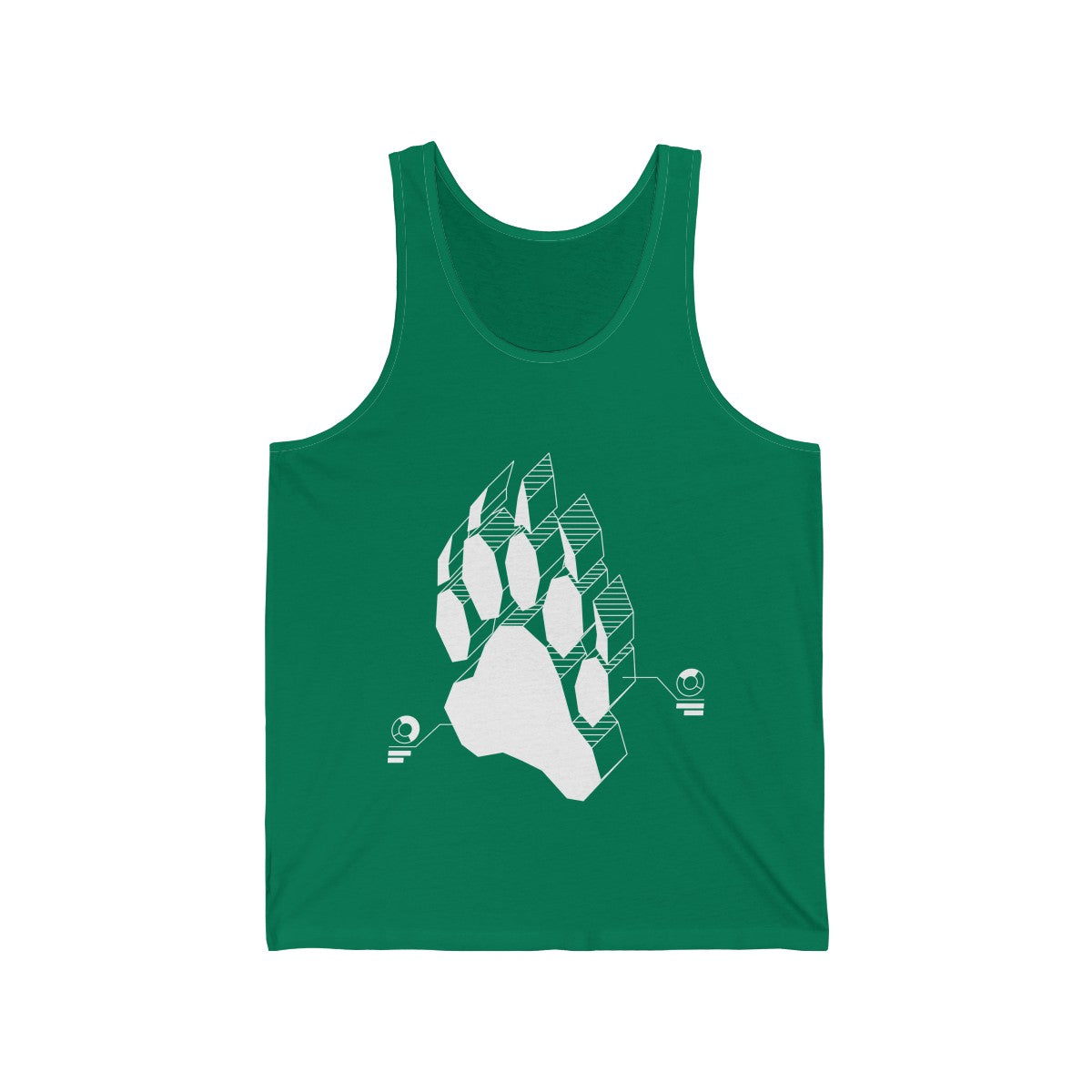 Techno Bear - Tank Top Tank Top Wexon Green XS 